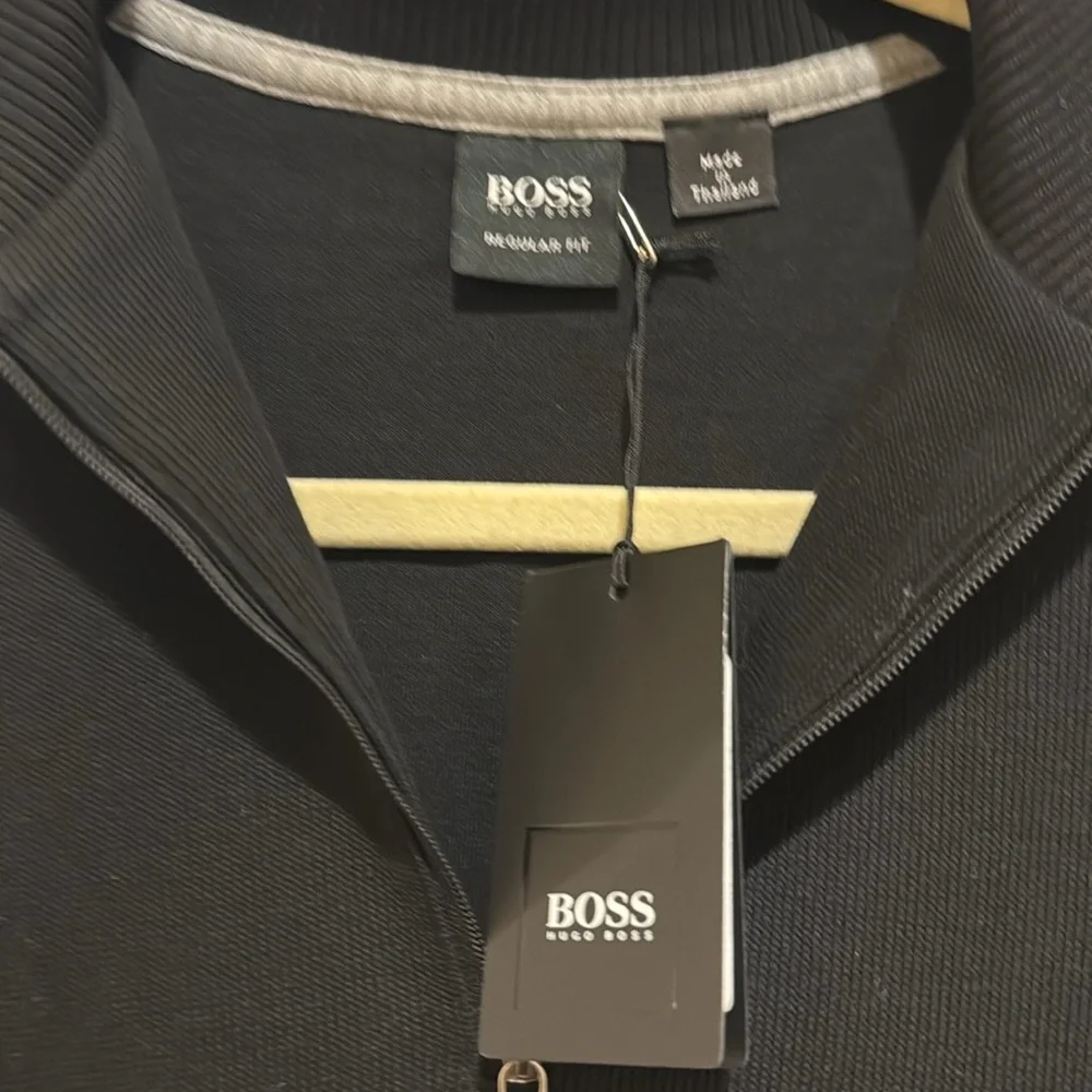 Hugo Boss Black 1/4 Zip Sweater - Picture 2 of 6
